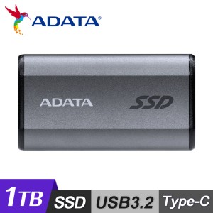 【ADATA 威剛】SE880 1TB 外接式固態硬碟    鈦灰