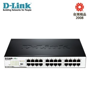 【D-Link 友訊】DGS-1024D 24埠 Gigabit 節能型交換器  